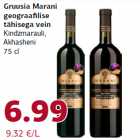 Gruusia Marani
geograafilise
tähisega vein
