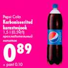 Allahindlus - Pepsi Cola
Karboniseeritud
karastusjook
