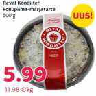 Reval Kondiiter
kohupiima-marjatarte
500 g