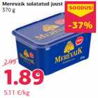 Merevaik sulatatud juust
370 g