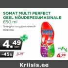 SOMAT MULTI PERFECT
GEEL NÕUDEPESUMASINALE
650 ml