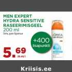 Allahindlus - MEN EXPERT
HYDRA SENSITIVE
RASEERIMISGEEL
200 ml