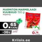 Allahindlus - MARMITON MARMELAADI
KUUBIKUD 150 g