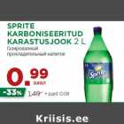 Allahindlus - SPRITE
KARBONISEERITUD
KARASTUSJOOK 2 L