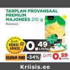 TARPLAN PROVANSAAL 
PREMIUM 
MAJONEES 210 g