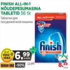 Allahindlus - FINISH ALL-IN-1 
NÕUDEPESUMASINA 
TABLETID 56 tk