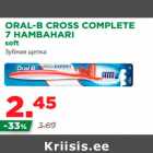 Allahindlus - ORAL-B CROSS COMPLETE 
7 HAMBAHARI
soft