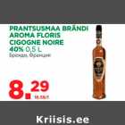 Allahindlus - PRANTSUSMAA BRÄNDI 
AROMA FLORIS 
CIGOGNE NOIRE 
40% 0,5 L