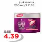 GLISS KUR juuksemask 
200 ml / l 21.95