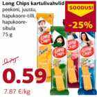 Long Chips kartulivahvlid