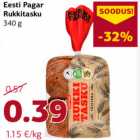 Allahindlus - Eesti Pagar
Rukkitasku
340 g