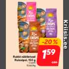 Allahindlus - Rukki näkileivad
Ruissipsi, 150 g