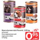 Allahindlus - Koera konservtoit Favorit, 1,25 kg 