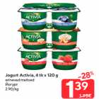 Allahindlus - Jogurt Activia, 4 tk x 120 g