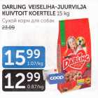 Allahindlus - DARLING VEISELIHA-JUURVILJA KUIVTOIT KOERTELE 15 kg