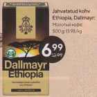 Jahvatatud kohv
Ethiopia, Dallmayr
