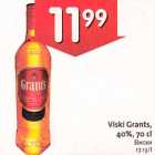 Viski Grants, 40%, 70 cl