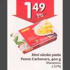 Allahindlus - Rimi värske pasta Penne Carbonara, 400 g