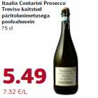 Itaalia Contarini Prosecco
Treviso kaitstud
päritolunimetusega
poolvahuvein
75 cl