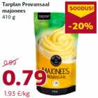 Allahindlus - Tarplan Provansaal
majonees
410 g