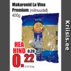 Allahindlus - Makaronid La Vina
Premium