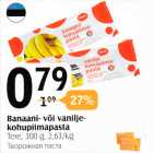 Allahindlus - Banaani- või vanilje- kohupiimapasta