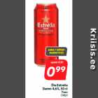 Õlu Estrella
Damm 4,6%, 50 cl