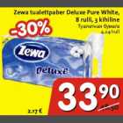 Allahindlus - Zewa tualettpaber Deluxe Pure White