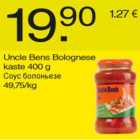 Allahindlus - Uncle Bens Bolognese kaste