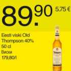 Allahindlus - Eesti viski Old Thompson
