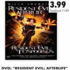 Allahindlus - DVD
Resident evil-Afterlife