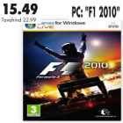 Allahindlus - PC
F1 2010