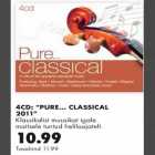 Allahindlus - 4CD
Pure...Classical 2011
