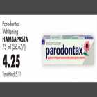 Allahindlus - Parodontax Whitening hambapasta