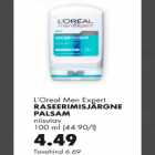 Allahindlus - L`Oreal Men Expert raseerimisjärgne palsam