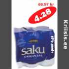 Hele õlu Saku Originaal 4,6% 0,568 l, 6-pakk(1,26l)