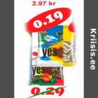 Y.E.S. Päevalilleseemned 2 sorti , sool ,tšilli 50 g(3,80kg)