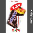 Šokolaadibatoon Snickers 204 g, 4-pakk(6,81kg)