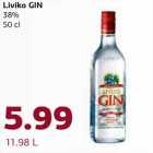 Allahindlus - Liviko Gin 38%, 50 cl