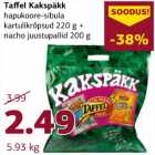 Магазин:Comarket,Скидка:Kakspäkk Taffel 