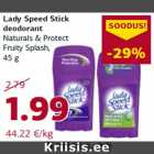 Allahindlus - Lady Speed Stick
deodorant