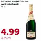 Allahindlus - Saksamaa Henkell Trocken
kvaliteetvahuvein
75 cl