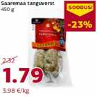 Saaremaa tanguvorst
450 g