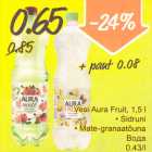 Vesi Aura Fruit, 1,5 l 