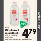 Mixa Mitsellarvesi näohoolduseks 400 ml