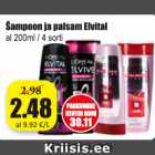 Allahindlus - Šampoon ja palsam Elvital