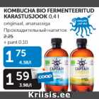 KOMBUCHA BIO FERMENTEERITUD KARASTUSJOOK 0,4 l