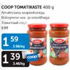 Allahindlus - COOP TOMATIKASTE 400 g