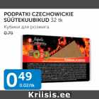 Allahindlus - PODPATKI CZECHOWICKIE SÜÜTEKUUBIKUD 32 tk