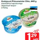 Allahindlus - Kodujuust Piimameister Otto, 440 g

